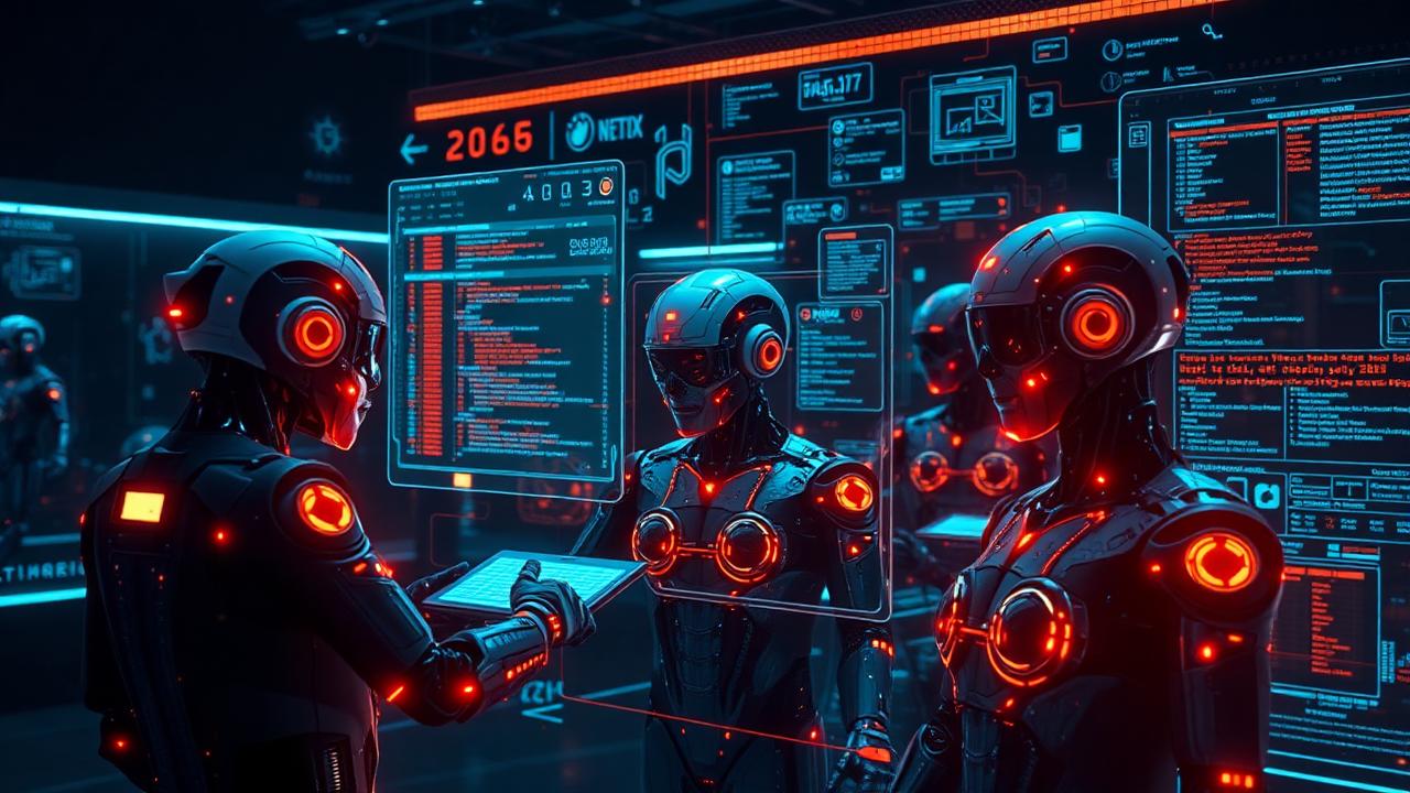 Agents IA autonomes collaborant sur des interfaces holographiques en 2026